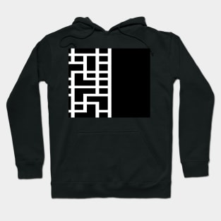 2-sided abstract print Hoodie